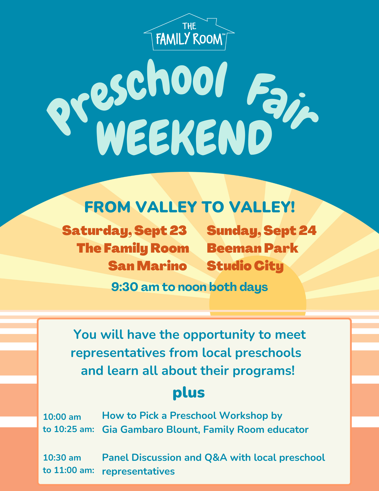 Preschool Fair - The Family Room